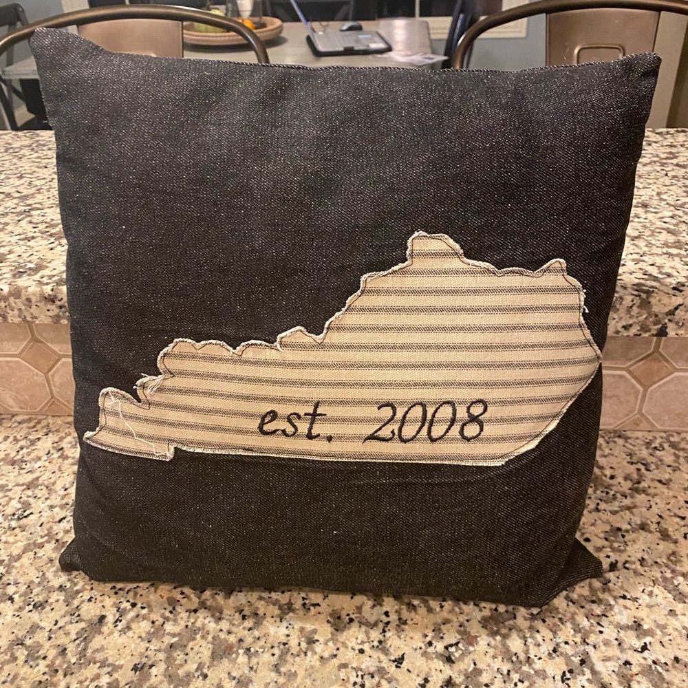 Kentucky throw pillow 14x14